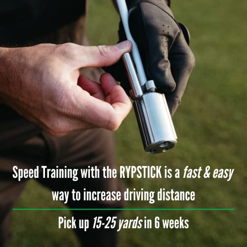 Rypstick Golf Swing Trainer Device for Increased Distance White