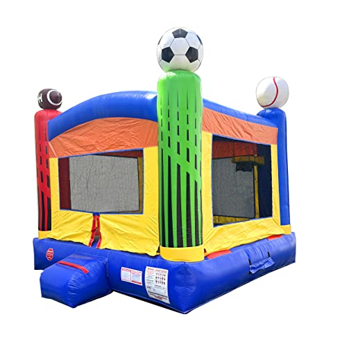 Pogo Bounce House Crossover Deluxe Sports Inflatable Bounce House