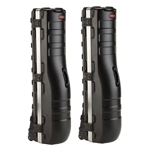 SKB Deluxe Standard ATA Hard Golf-Bag Travel Cases Pack of 2 Black