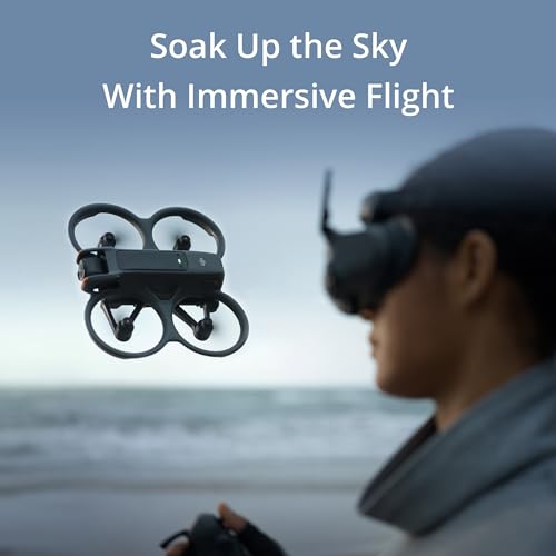DJI Avata 2 Fly More Combo with FPV Remote, ND Filters, Extra Propellers, 64GB MicroSD, Landing Pad Bundle