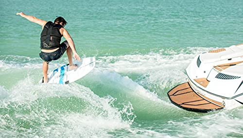 Ronix Koal Technora Blunt Nose Skimmer White/Blue/Black 4'6