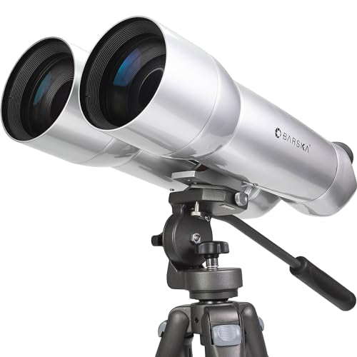 BARSKA Encounter 20x40x100 Waterproof Jumbo Binoculars with Hard Case Silver