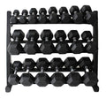 BBRUN Dumbbell Weight Sets with Rack 550 lbs Black