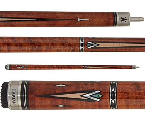 Spartan Billiards Pool Cue Stick Coffee Stained Multi