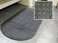 FloorGuard Heavy Duty All Purpose Entrance Mat Diamond 6' x 21' Gray
