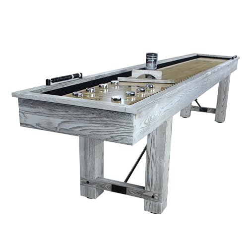 Playcraft Montauk 12' Shuffleboard Table Whitewash
