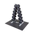Body-Solid Premium Dumbbell Set with Vertical Rack & Mat 5-30 lb