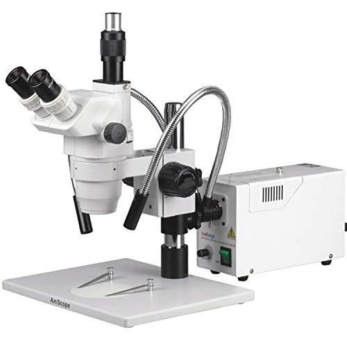 AmScope Professional Trinocular Zoom Microscope 2X-225X White