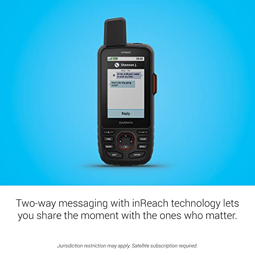 Garmin GPSMAP 67i Rugged GPS Handheld with inReach® Technology Black/Flame Red