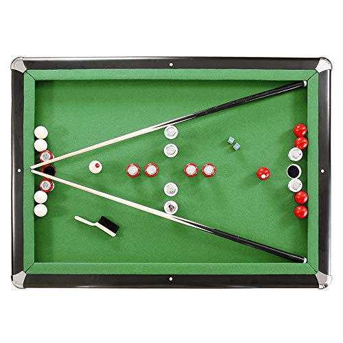 Hathaway Renegade 54-In Slate Bumper Pool Table Black/Green