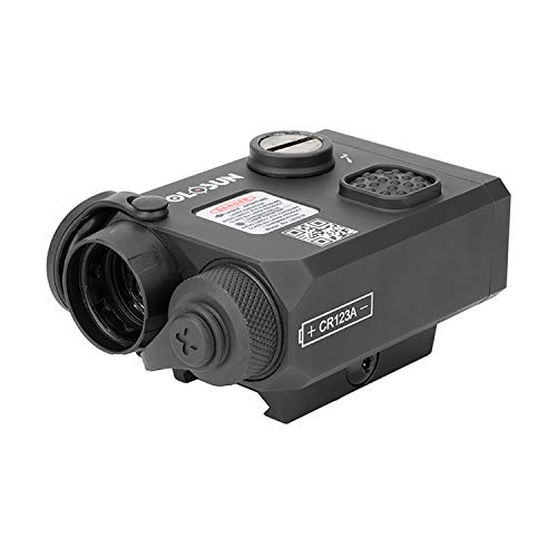 HOLOSUN LS321R Dual Red Laser with IR Pointer & Illuminator Black