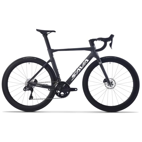 SAVADECK Carbon Siber Road Bike 24-Speed Shimano Ultegra Di2 8170 Black 54cm