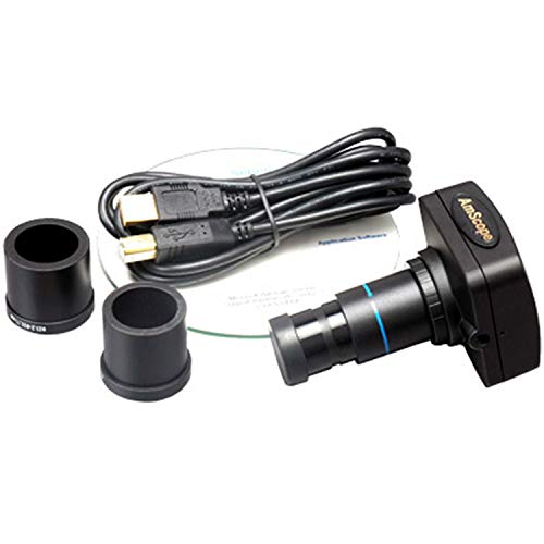 AmScope Digital Trinocular Gemology Stereo Zoom Microscope 10MP Camera White/Black