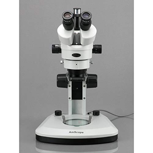 AmScope Professional Trinocular Stereo Zoom Microscope 3.5X-45X Magnification White