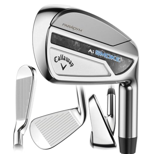 Callaway Golf Paradym AI Smoke Individual Iron Right Hand Steel Stiff 6-PW Black