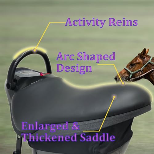 INTSUPERMAI Horse Riding Abdominal Exercise Machine Black