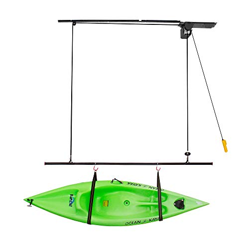 Garage Gator Dual Kayak and Canoe Lift Black