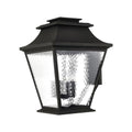 Livex Hathaway 6-Light Outdoor Wall Lantern Black