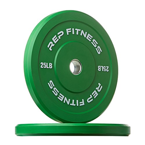 REP Color Bumper Plates for Strength and Conditioning Workouts and Weightlifting, 230 lb Set - I. 230lb Color Set