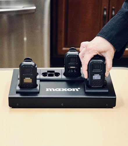 MAXON MBR-400 Digital Business Radio Six-Pack with Earpiece and Multi-Charger