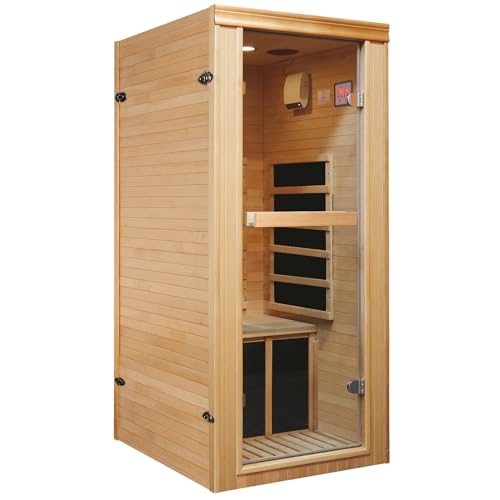 EPOFIT Single Person Far Infrared Sauna Natural