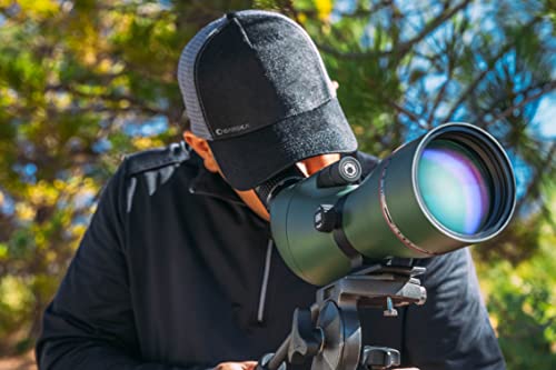 BARSKA Level ED 20-60x85mm Spotting Scope with Carrying Case Green