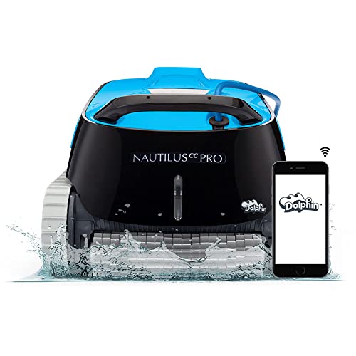 Dolphin Nautilus CC Pro Wi-Fi Robotic Pool Vacuum Cleaner Black