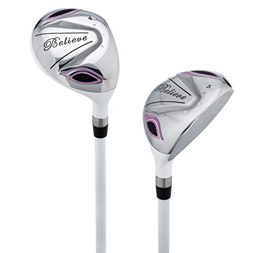 Founders Club Women's Ladies Complete Golf Set (16 Piece) Standard or Petite Length Right Handed Rose