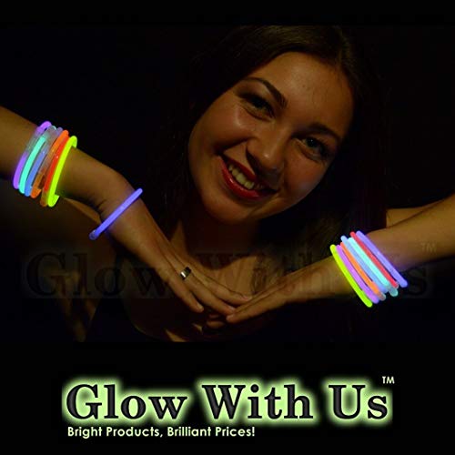 Glow With Us Red Glow Stick Bracelets 2500 Pack