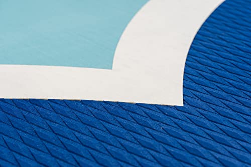 ISLE Surf and SUP Megalodon Inflatable Stand Up Paddle Board Aqua/Navy