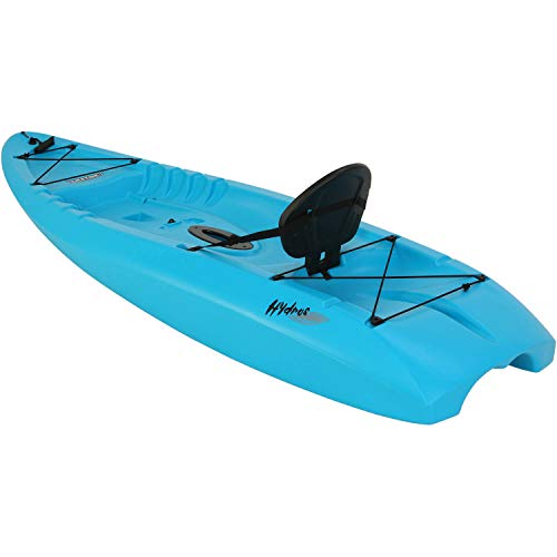 Lifetime Hydros 85 Sit-On-Top Fishing Kayak with Paddle Glacier Blue