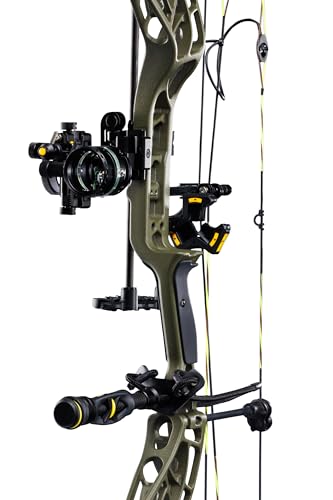 Bear Archery The Hunting Public Adapt 2+ Ready to Hunt Compound Bow Package Right Hand Throwback Green