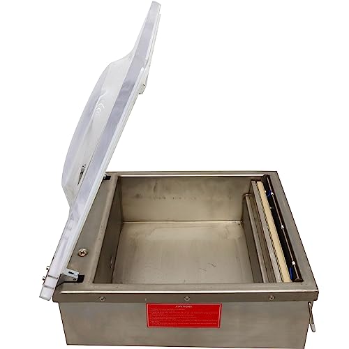 HQHAOTWU Commercial Vacuum Packaging Machine Stainless Steel Portable Sealer 17.7 Inch