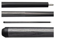 Bull Carbon LD5/6/7 Series Billiards Pool Cue Stick with 29" Carbon Fiber Uniloc Quick-Release Low Deflection Shaft Silver/Black
