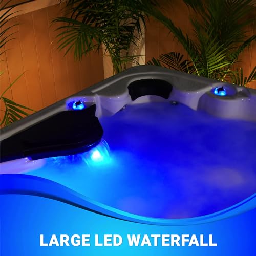 Essential Hot Tubs Select Series 40-Jet 6-Person Lounger Gray