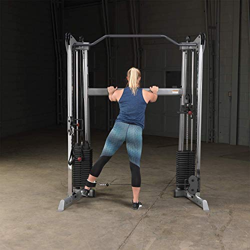 Body-Solid GDCC200 Cable Crossover Exercise Machine Grey/Black