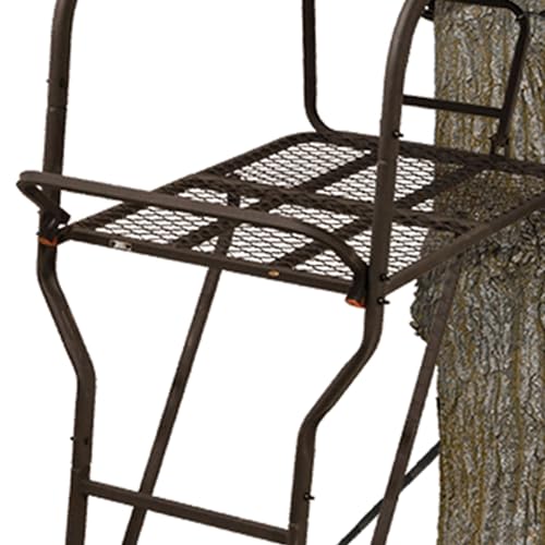 Big Game Treestands 2 Pack Hunter HD Ladder Tree Stand 18.5 Foot Black