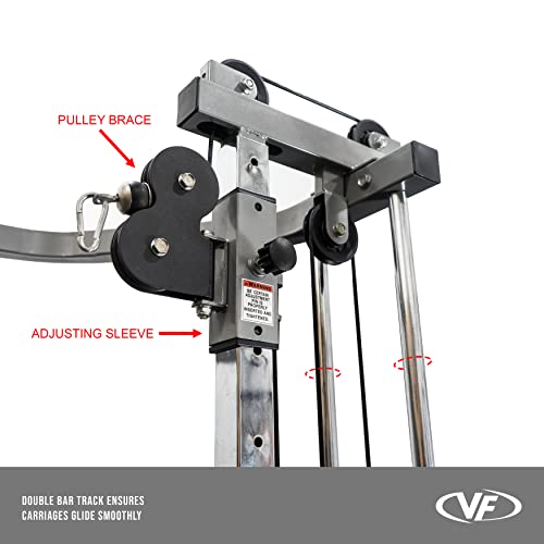 Valor Fitness BD-41BCC Power Rack with Cable Crossover Attachment