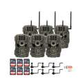 Stealth Cam 36MP Fusion Max Cellular Trail Camera Bundle with Holder, 32GB Card & USB Reader (6-Pack)