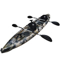 BKC TK181 Angler Tandem Fishing Kayak GreenCamo