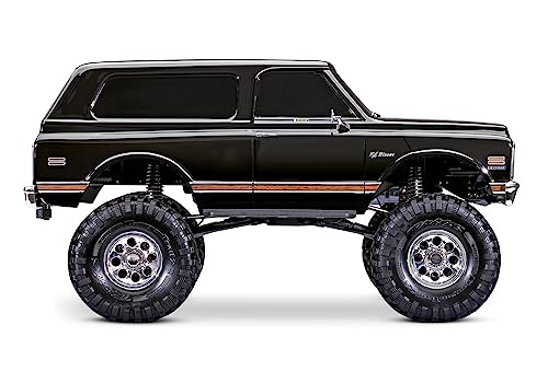 Traxxas TRX-4 High Trail Edition 4X4 Crawler 1972 Chevrolet Blazer Body Black
