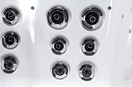Comfort Hot Tubs 6 Person Luxury Outdoor Portable Spa 44 Jets