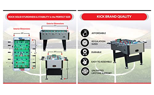 KICK Symphony 55" Foosball Table Gray
