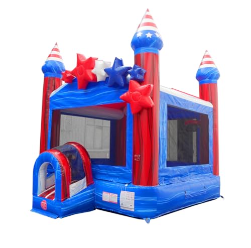 TentandTable Inflatable Bounce House Commercial Grade Stars and Stripes