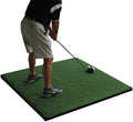 PREMIUM PRO TURF Commercial Pro 5' x 5' Golf Hitting Stance Mat - 5/8" Closed Foam Backing