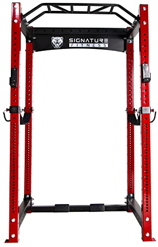 Signature Fitness SF-3 Power Cage Squat Rack Black