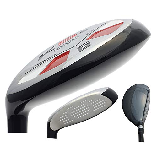 Majek Left Handed Senior Ladies Golf Clubs True Hybrid Complete Set Black
