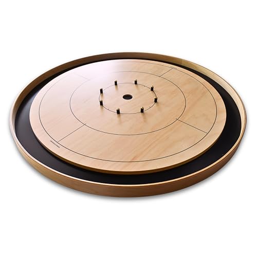 Crokinole Canada Tournament Style Crokinole Board Game Set Black