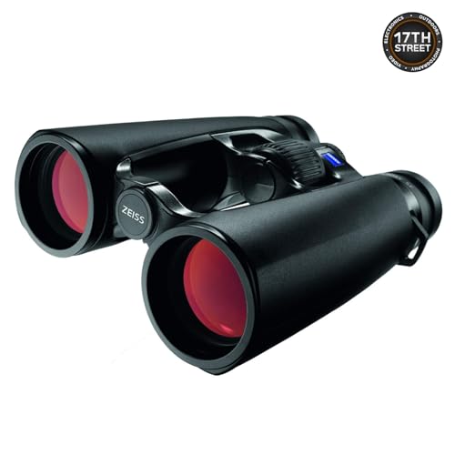 ZEISS 8x42 Victory SF Binoculars Bundle Set for Bird Watching with Harness Strap, Camo Hat, Cleaning Cloth, Lens Wipes, and Floating Strap