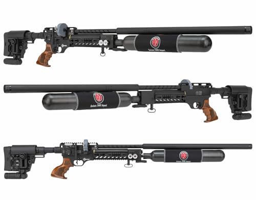 Wearable4U Hatsan Factor Sniper Long .35 Caliber PCP Air Rifle Bundle with Pellets, Targets, and Scope
